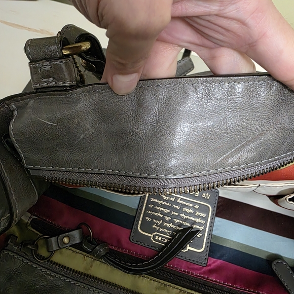 COACH | Legacy Garcia Grey Leather Shoulder Bag - Picture 7 of 13